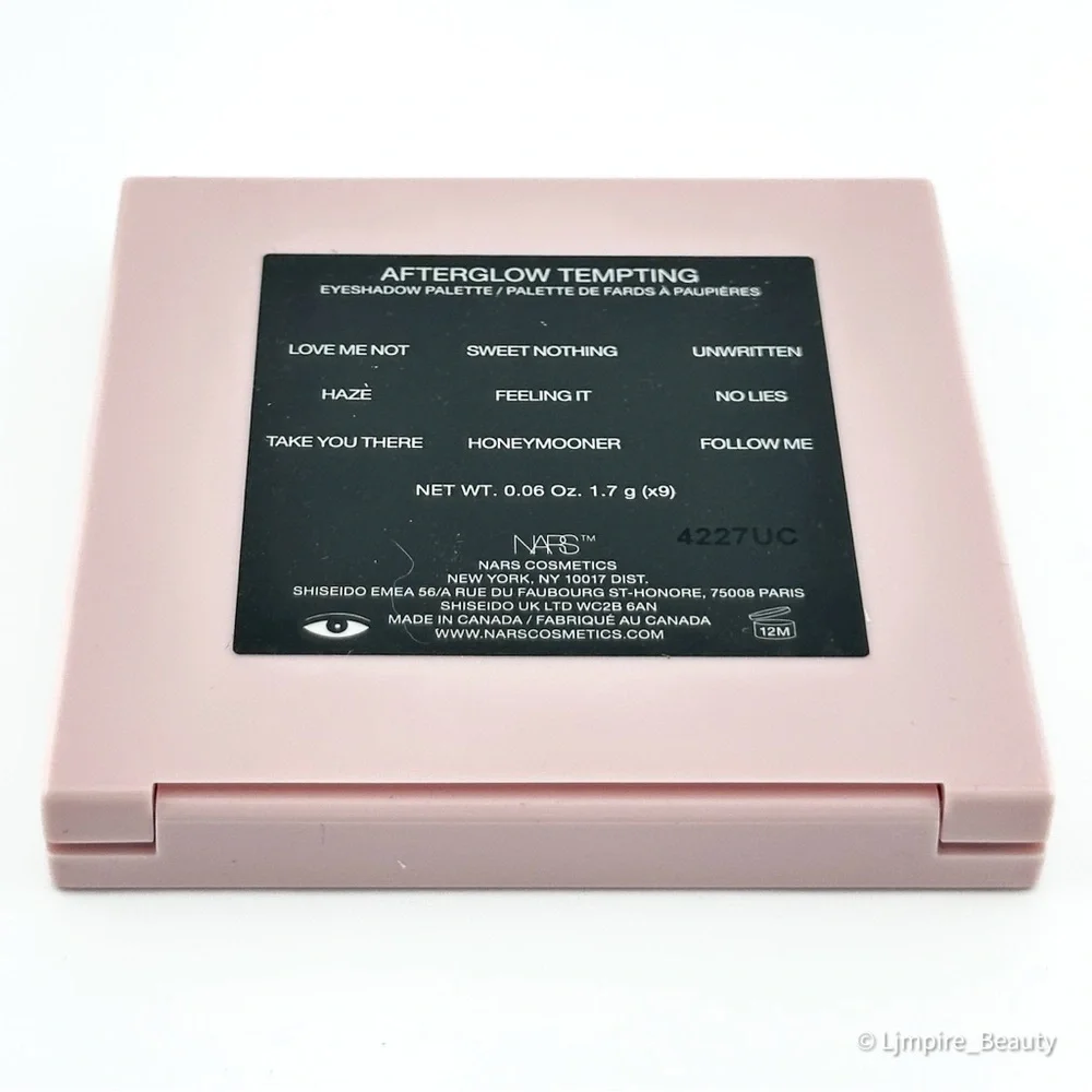 🆕 NARS Afterglow Tempting Eyeshadow Palette Limited Edition NIB